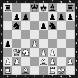 1957 HUN Ch Budapest HUN – Round ? – Kluger, Gyula – 1/2-1/2 – Szilagyi, Gyorgy Laszlo – G13