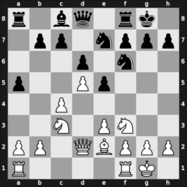 1957 HUN Ch Budapest HUN – Round ? – Szilagyi, Gyorgy Laszlo – 1/2-1/2 – Portisch, Lajos – G23