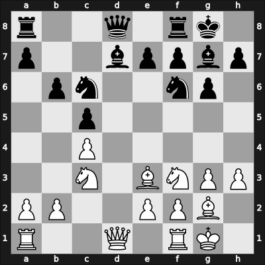 1957 HUN Ch Budapest HUN – Round ? – Benko, Pal – 1/2-1/2 – Florian, Tibor – G44
