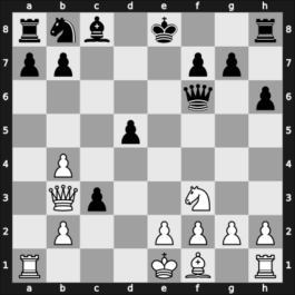 1957 HUN-JUG m – Round ? – Szilagyi, Gyorgy Laszlo – 1/2-1/2 – Nedeljkovic, Srecko M – G5