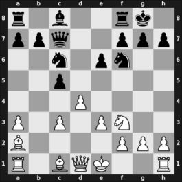 1957 Hastings5758 – Round 1 – Clarke, Peter H – 0-1 – Gligorić, Svetozar – G9