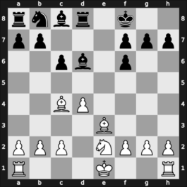 1957 Hastings5758 – Round 1 – Penrose, Justin – 1/2-1/2 – Fazekas, Stephan – G19