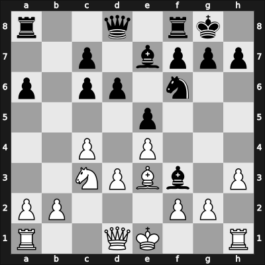 1957 Hastings5758 – Round 1 – Clarke, Paul R H – 1/2-1/2 – Filip, Marius Liviu – G22