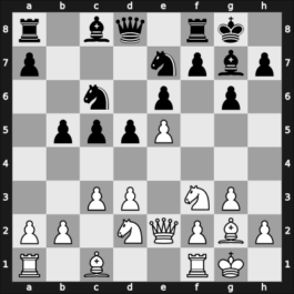 1957 Hastings5758 – Round 1 – Blau, Max – 0-1 – Sterner, Olof – G28