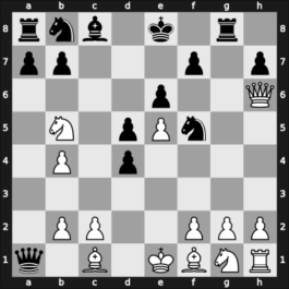 1957 Hastings5758 – Round 1 – Fazekas, Stephan – 0-1 – Sterner, Olof – G29