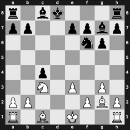 1957 Hastings5758 – Round 1 – Fazekas, Stephan – 1/2-1/2 – Clarke, Paul R H – G30