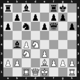 1957 Hoogovens – Round 1 – Kramer, Hanspeter – 1/2-1/2 – Pilnik, Herman – G8