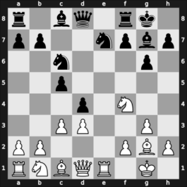 1957 Hoogovens – Round 6 – Pilnik, Herman – 1/2-1/2 – Stahlberg, Gideon – G24
