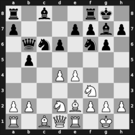 1957 Hoogovens – Round 7 – Matanovic, Aleksandar – 1-0 – Spanjaard, Eduard – G27