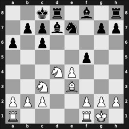 1957 Hoogovens – Round 9 – Matanovic, Aleksandar – 1/2-1/2 – O&rsquo;Kelly, Albéric de Galway – G32
