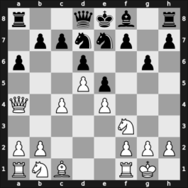 1957 It – Round 10 – Udovcic, Mijo – 1/2-1/2 – Rellstab, Ludwig – G15