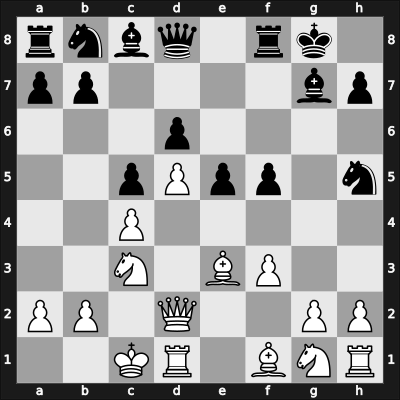 1957 It Gotha GER – Round 6 – Fuchs, Reinhart – 1/2-1/2 – Golz, Werner – G14