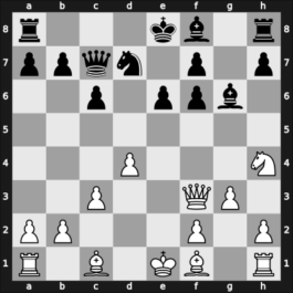 1957 It Gotha GER – Round 10 – Neikirkh, Oleg – 1/2-1/2 – Bronstein, David I – G30