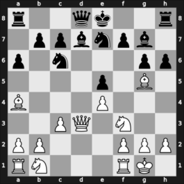 1957 It Gotha GER – Round 13 – Milic, Borislav – 1/2-1/2 – Sliwa, Bogdan – G36