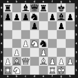 1957 It Gotha GER – Round 15 – Robatsch, Karl – 1/2-1/2 – Golz, Werner – G45