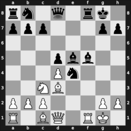1957 Leningrad – Round 1 – Poliak, Abram – 0-1 – Cherepkov, Alexander V – G19