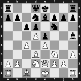 1957 Leningrad – Round 1 – Estrin, Yakov – 1/2-1/2 – Cherepkov, Alexander V – G24