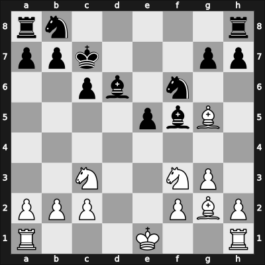 1957 Leningrad – Round 3 – Antoshin, Vladimir S – 0-1 – Tolush, Alexander V – G37