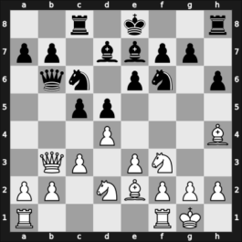 1957 Leningrad – Round 4 – Trifunovic, Petar – 0-1 – Kholmov, Ratmir D – G42
