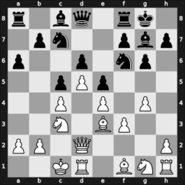 1957 Leningrad Ch – Round 1 – Chekhover, Vitaly – 0-1 – Cherepkov, Alexander V – G2