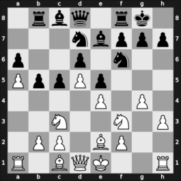 1957 Leningrad Ch – Round 1 – Furman, Slavomir – 0-1 – Aronson, Lev – G3