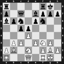 1957 Leningrad Ch – Round 1 – Ragozin, Viacheslav – 0-1 – Ravinsky, Grigory – G12