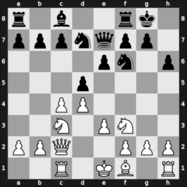 1957 Leningrad Ch – Round 4 – Taimanov, Mark E – 1/2-1/2 – Krogius, Nikolai V – G28