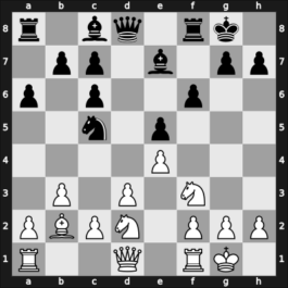 1957 Leningrad Ch – Round 4 – Nikitin, Aleksander S – 1/2-1/2 – Antoshin, Vladimir S – G33