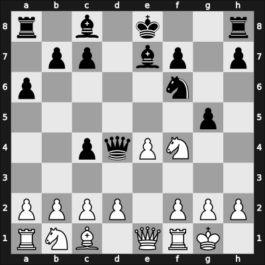 1957 Leningrad Ch – Round 5 – Klaman, Konstantin Mikhailovich – 1-0 – Stoliar, Efim Samoilovich – G41
