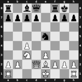1957 Leningrad Ch – Round 6 – Spassky, Boris Vasily – 1-0 – Klaman, Konstantin Mikhailovich – G44