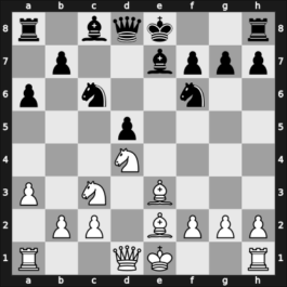 1957 Leningrad Ch – Round 6 – Suetin, Alexey S – 1/2-1/2 – Shamkovich, Leonid – G46