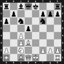 1957 Leningrad Ch – Round 8 – Nikitin, Aleksander S – 1-0 – Bykov, Vladimir – G64