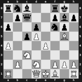 1957 Leningrad Ch – Round 9 – Shamkovich – 1/2-1/2 – Spassky, Boris V. – G69