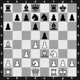 1957 Leningrad Ch – Round 11 – Ragozin, Viacheslav – 1-0 – Estrin, Yakov – G86