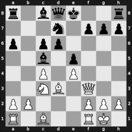 1957 Leningrad Ch – Round 13 – Stoliar, Efim Samoilovich – 0-1 – Spassky, Boris V. – G97