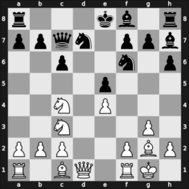1957 Leningrad Ch – Round 13 – Shamkovich, Leonid – 1-0 – Estrin, Yakov – G101
