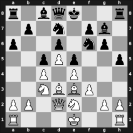 1957 Madrid – Round 5 – Perez Perez, Francisco Jose – 0-1 – Farre Mallofre, Miguel – G25