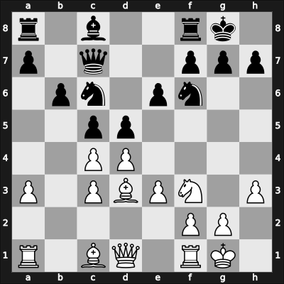 1957 Madrid – Round 6 – Franco Raymundo, Eduardo – 1/2-1/2 – Diez del Corral, Jesus – G28