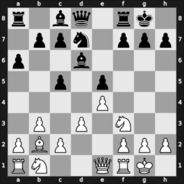 1957 Madrid – Round 6 – Perez Perez, Francisco Jose – 1/2-1/2 – Toran Albero, Roman – G31