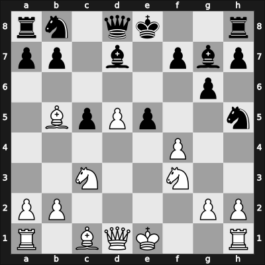 1957 Madrid – Round 11 – O&rsquo;Kelly, Albéric de Galway – 1-0 – Diez del Corral, Jesus – G46
