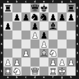 1957 Madrid – Round 11 – Darga, Klaus – 1/2-1/2 – Farre Mallofre, Miguel – G48
