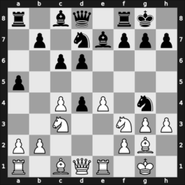 1957 Manhattan CC Ch 5657 fin – Round 1 – Feuerstein, Arthur – 1-0 – Balouka Myers, Gabriel – G4