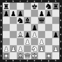 1957 Manhattan CC Ch 5657 fin – Round 5 – Myers, Hugh – 0-1 – Kramer, George – G13