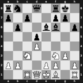 1957 Mar del Plata – Round 3 – Panno, Oscar – 1/2-1/2 – Bianco Esposito, Antonio – G34
