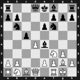 1957 Mar del Plata – Round 3 – Eliskases, Erich – 1/2-1/2 – Najdorf, Miguel – G41