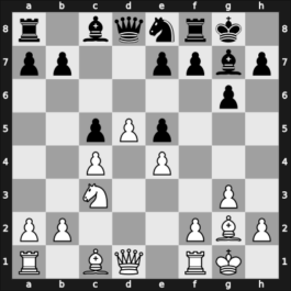 1957 Mar del Plata – Round 9 – Eliskases, Erich – 1-0 – Mangini, Jose Henrique de Mello – G87