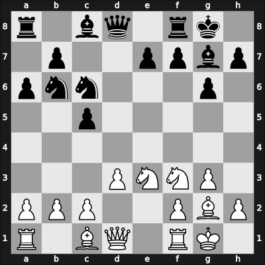1957 Minsk zt – Round 1 – Zilber, Israel – 1/2-1/2 – Petrosian, Tigran V – G9