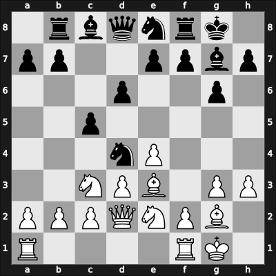 1957 Minsk zt – Round 2 – Rozhdestvensky, Vladimir – 1-0 – Klavins, Janis – G13