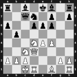 1957 Minsk zt – Round 5 – Rozhdestvensky, Vladimir – 1/2-1/2 – Petrosian, Tigran V – G37