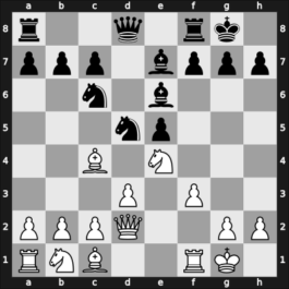 1957 Minsk zt – Round 8 – Kirillov, Vladimir – 1/2-1/2 – Zilber, Israel – G57